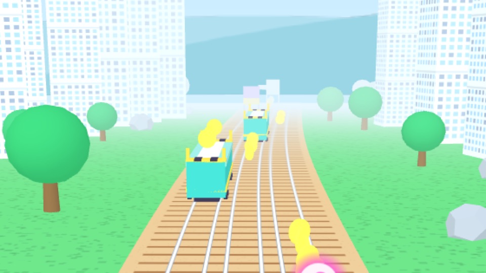 ภาพหน้าจอเกม Dash Rails